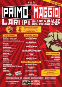 CRP live a Festa Rossa di Lari - Primo Maggio 2019