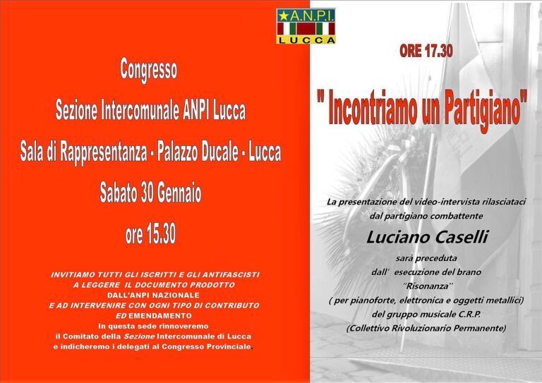 Esibizione del CRP a ANPI Lucca