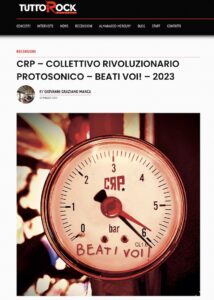 recensione CRP su Tuttorock.com