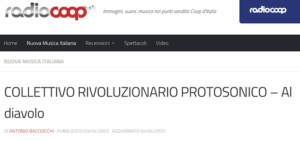 Radiocoop - recensione di Antonio Bacciocchi di Al Diavolo di CRP Collettivo Rivoluzionario Protosonico